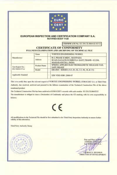 C.E.Certificate-ERD-Brakes